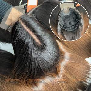 5x5 para suizo para encaje Frontal hueso recto resaltado Color larga vida útil pelucas de cabello humano para mujeres negras - Product Image 3