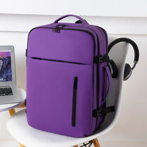 Mochila de lona de color sólido, estilo vintage, unisex, para viaje, de alta calidad, portátil, elegante, económica, bonita, para negocios, para hombre. - Product Image 1