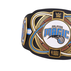 Cinturón de Campeonato de la NBA de los Orlando Magic, Personalizable, de Alta Calidad, Negro y Dorado, Cinturón Deportivo Personalizado, Edición de Coleccionista - Product Image 3