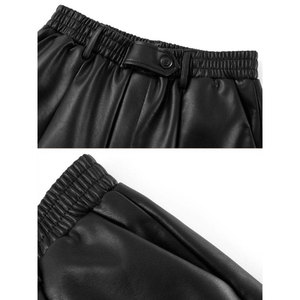 Premium Quality Wholesale Price Genuine <b>Leather</b> Hot Solid <b>Shorts</b> Regular Fit Soft Lining Comfortable Casual Everyday Fashion - Product Image 5