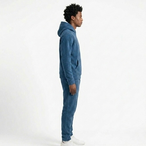 Conjunto Deportivo de 2 Piezas para Hombre, Sudadera con Capucha y Pantalones de Felpa, Ligero, Cómodo para Viajar, Fabricante OEM Personalizado al por Mayor - Product Image 3