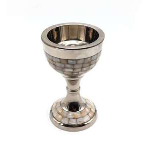 Metal Incense Burner With Mother Of Pearl Inlay Hand Made Religious Use All Season Decorative <b>Candle</b> Holder Home Decor Ramadan - Product Image 2