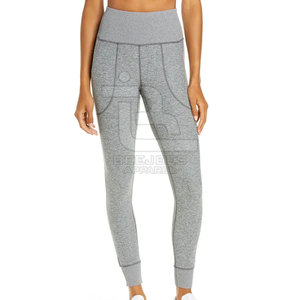 Leggings de yoga avec logo personnalisé imprimé, taille élastique, vente directe d'usine, vêtements de sport, service OEM. - Product Image 2