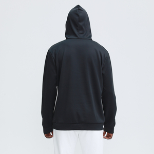 Sweat-shirt à capuche blanc pour homme, coupe classique, en coton French Terry, décontracté, avec poche, pour l'automne - Product Image 5