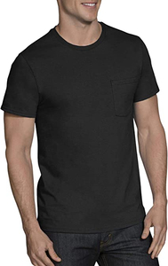 T-shirt pour homme en coton 100% orange, col rond, manches courtes, coupe classique, jersey tricoté, couleur unie, design simple - Product Image 2