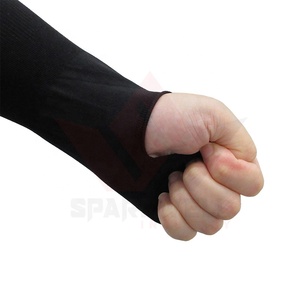 Manchons de bras noirs anti-UV pour adultes, unisexes, pour le cyclisme, la remise en forme et l'utilisation en extérieur - Product Image 4