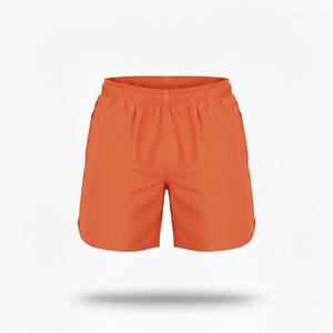 Shorts de course personnalisés pour hommes, séchage rapide, légers, respirants, en Spandex/Nylon, couleur unie, compression, style urbain, taille mi-haute élastique - Product Image 2
