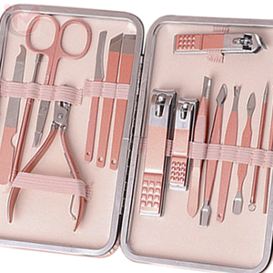 Professional 10 in 1 <b>Nail</b> <b>Kit</b> Stainless Steel Manicure Tools Set with Case Portable Grooming Beauty Accessories for Adults - Product Image 5