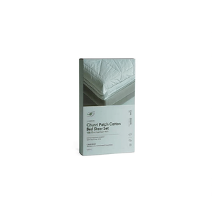 Chunri Patch Cotton Bed <b>Sheet</b> Set 108x108 Inch Super <b>King</b> <b>Size</b> 500TC Soft Comforter Quilt Cover Simple for Home Hotel Bedding - Product Image 2