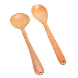 Espátula de Madera de Neem Natural de Lujo – Espátula de Cocina Duradera con Mango Largo para Mezclar, Remover y Voltear - Product Image 3