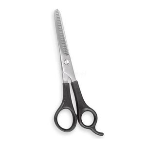 Multi Purpose Black Handle Barber Scissors Professional Hair Cutting Shears Stainless Steel Salon Hairdressing Tool - Product Image 6