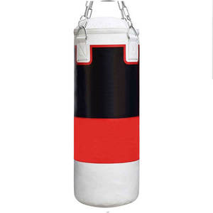 High Quality Pakistan Made Adult Free <b>Standing</b> Heavy Punching Bag Sands Filled Customizable Leather <b>Boxing</b> Bag - Product Image 1