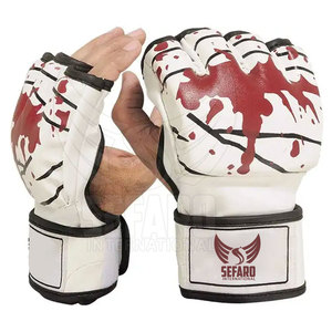Équipement de plein air, gants de MMA personnalisés avec logo, gants de MMA pour jeunes, gants de MMA imprimés, gants de MMA demi-doigts - Product Image 2