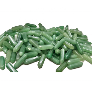 คริสตัลควอตซ์ธรรมชาติสองจุดสีเขียวเชฟรอนหินอะเวนจูรีน - Product Image 4