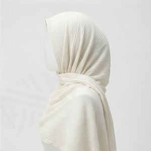 Pañuelo de punto elástico para mujer, hiyab musulmán con pedrería, con cordón, pañuelo instantáneo premium, moda modesta, chales suaves y elegantes - Product Image 3