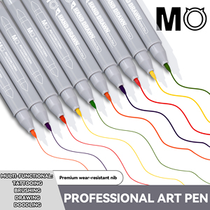 ปากกามาร์คเกอร์อเนกประสงค์ MO <span class=keywords><strong>แบบ</strong></span>เขียนมือ หัวปากกาหนา-ละเอียด สำหรับแต่งหน้าถาวร กันน้ำ สำหรับ<span class=keywords><strong>สัก</strong></span>ผิว - Product Image 5