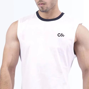 Custom Made Tank Tops for Fitness Gym Sports Street Wear Size Plain Design with Print Decoration for Summer <b>Running</b> - Product Image 3