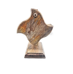 Creative New Design Mango Wood Coasters Holder 4-Piece <b>Set</b> Cup Mats for Drinks <b>Plate</b> Coaster for Beverage Tabletop Accessories - Product Image 6