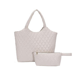 Women's Casual <b>Soft</b> <b>Leather</b> Tote <b>Bag</b> Polyester Lining Spacious Shoulder Strap Fashion Handbag for Office Work Daily Commuting - Product Image 4