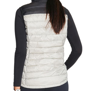 Vestes d'hiver chaudes pour femmes avec logo personnalisé, gilet matelassé en tricot, matière imperméable, écologique, respirante, coupe-vent, décontractée - Product Image 3
