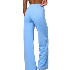 Leggings de yoga pour femmes, bleu ciel, légers, respirants, sans couture, taille haute, extensibles, coupe décontractée, vêtements de sport, vêtements de fitness - Product Image 2