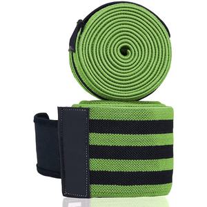 Manufacturer Custom 78-Inch Breathable Gym Wrap Unisex Powerlifting Squats Knee Support for Deadlift Squats <b>Fitness</b> <b>Safety</b> - Product Image 2