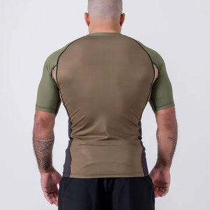 Rashguard BJJ imprimé par sublimation à manches longues pour homme, entièrement personnalisé, t-shirt de compression pour homme - Product Image 3