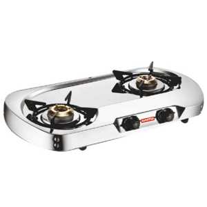 Cocina de Gas de Doble Quemador KIMATSU B2 109, 90 mm de Altura, Cuerpo de Acero Inoxidable, Montaje en Mesa, Encendido Manual, Certificación CB/CE, Uso Doméstico - Product Image 3