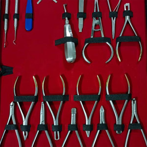 Juego de Instrumentos Dentales Ortodónticos Manuales de Acero Inoxidable Alemán de 18 Piezas, de Alta Calidad, Certificado Quirúrgico Clase I, Venta al Por Mayor - Product Image 6