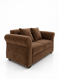 Canapé contemporain 321 places en tissu Marron Orchidée pour salon, hôtel, appartement, villa – Tissu personnalisé, écologique, de qualité supérieure – Fabricant de tissus - Product Image 1