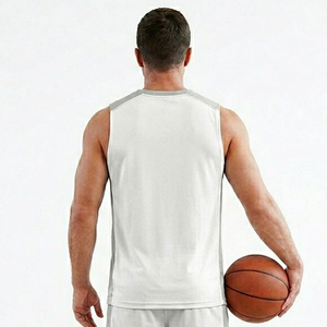 Camiseta de Baloncesto para Hombre al por Mayor, Jersey de Entrenamiento de Baloncesto con Logotipo Personalizado, Camisetas de Baloncesto sin Mangas para Hombre - Product Image 2