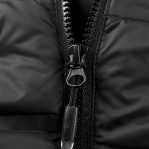 OEM Custom Men Plus Size Winter Quilted <b>Jacket</b> Waterproof Windbreaker Zipper Hoodie Embroidered Casual Snow Wear puffer hiking - Product Image 5