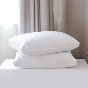 Oreiller moderne de haute qualité en duvet massif avec housse en coton biologique, écologique pour la maison et l'hôtellerie - Product Image 2