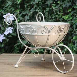 Wall Planters Round Metal Powder Coated Hanging <b>Bracket</b> <b>for</b> Garden Outdoor Use - Product Image 1