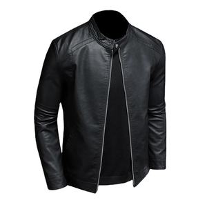 2025 personnalisé homme vestes vêtements vêtements décontractés nouveauté hommes vestes haute qualité Design de mode veste en cuir pour homme - Product Image 6