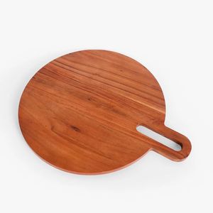 Planche à découper en bois faite à la main |   Planche à découper et à servir en bois naturel |   Accessoires de cuisine écologiques - Product Image 2