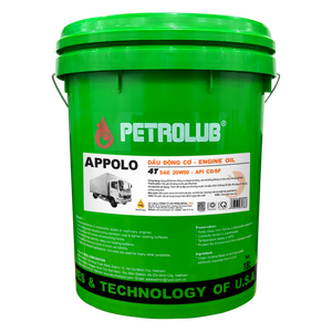 Huile moteur PETROLUB PETRO APPOLO 50 en bidon 4L, 5L, 18L, seau 18L, fût 200L – Lubrifiants de haute qualité du Vietnam - Product Image 1