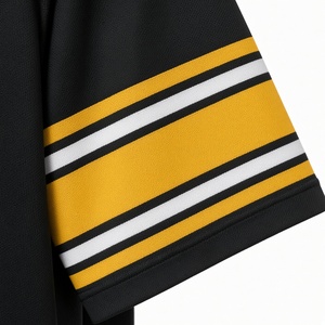 Men's <b>Black</b> American <b>Football</b> Jersey V-Neck Short Sleeve Number 47 Screen Printed Polyester Apparel Regular Fit All Seasons - Product Image 4