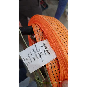 Sangle d'arrimage à cliquet de qualité supérieure, capacité 5 tonnes, 40 mm, avec crochets en J – Sangle de fixation de cargaison robuste - Product Image 6