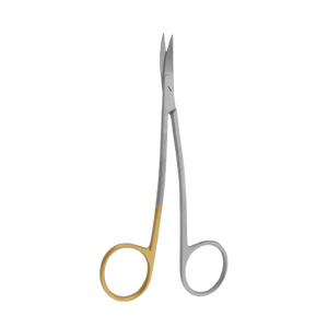 Tijeras Quirúrgicas La Grange Curvadas en S de Acero Inoxidable, Corte Manual Superfino de 11.5 cm, Uso Dental, Grado A+, Fabricante - Product Image 1