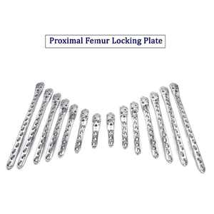 Juego de Placas de Bloqueo para Fémur Póximal, 14 Piezas, 7L/7R, Instrumentos Quirúrgicos Veterinarios para Fijación Ósea Ortopédica, Dentavex CE - Product Image 3