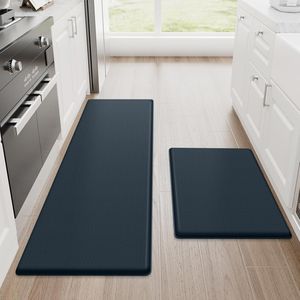 2 Tappeti da Cucina Antifatica, Tappetini Ammortizzati Antiscivolo per Scrivania, Tappetino Impermeabile per Pavimento della Cucina - Product Image 1