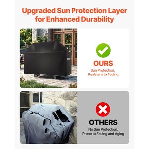 48-Inch Heavy Duty Weather-Resistant Waterproof and Fade-Resistant <b>BBQ</b> Grill Cover 600D Polyester Outdoor Grills Accessories - Product Image 6
