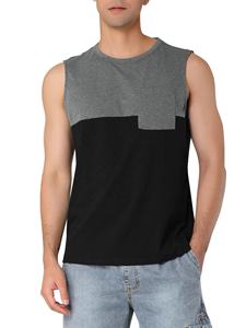 Camiseta Deportiva de Verano para Hombre, sin Mangas, con Bloques de Color, para Entrenamiento al Aire Libre, con Bolsillo - Product Image 6