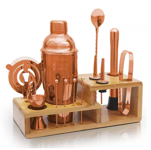 Copper Hospitality <b>Drink</b> Set with Functional Beverage Accessories for Family Events Friendly Gatherings and Home Celebrations - Product Image 6