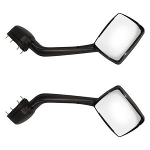 Specchietti retrovisori neri per cofano Kenworth T680 (2013-2020) e Peterbilt 579 (2010-2017), coppia sinistra e destra, adatti per auto - Product Image 4