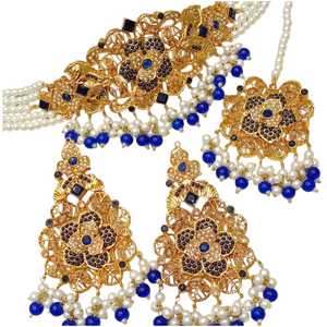 Joyería de Cristal de Alta Calidad, Conjuntos de Joyería de Moda, Collar y Aretes Chapados en Oro para Mujeres Elegantes - Product Image 1