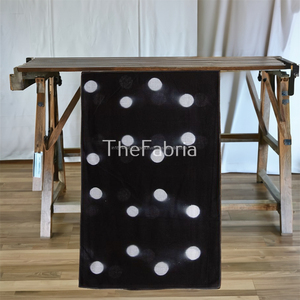 เสื้อเชิ๊ตผ้าฝ้ายออร์แกนิคสีดำพิมพ์ลายจุดเล็กสีดำอเนกประสงค์120 - Product Image 1