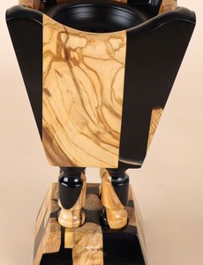 Quemador de incienso Bakhoor Mabkhara de lujo hecho a mano, de resina y madera, quemador de incienso Oud árabe, Majmar artístico, soporte decorativo para fragancias del hogar - Product Image 3