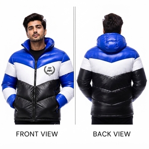 Men Canvas Winter Windbreaker Jacket Premium Warm <b>Padding</b> Water Resistant <b>Heated</b> Breathable Windproof Full Front Zipper - Product Image 6